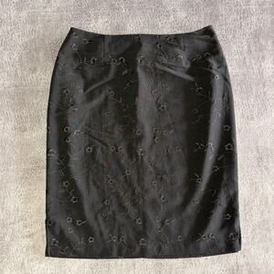 Vintage Embroidered Versailles Midi Skirt